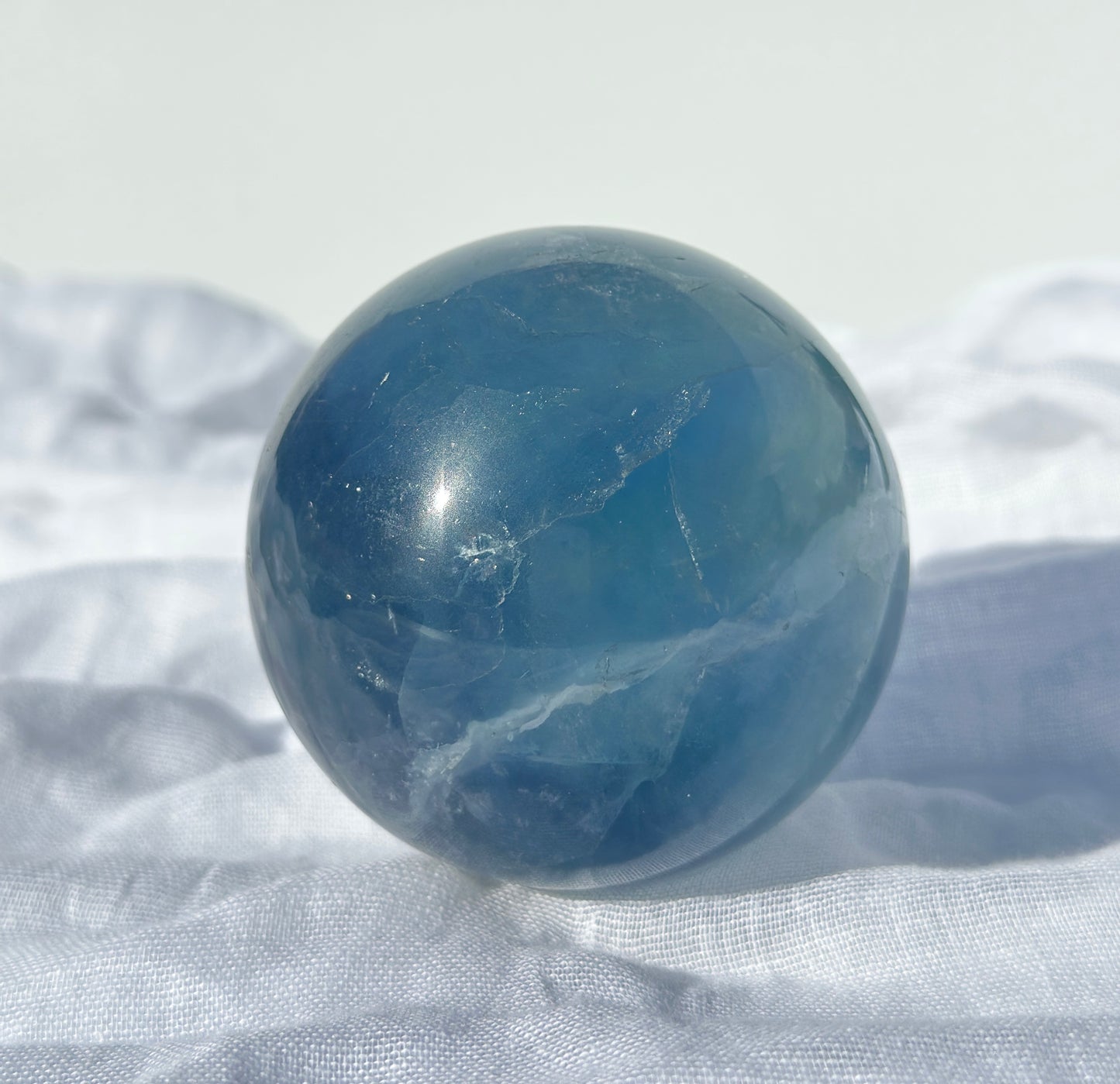 Blue Fluorite Sphere