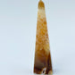 Golden Druzy Agate Obelisk