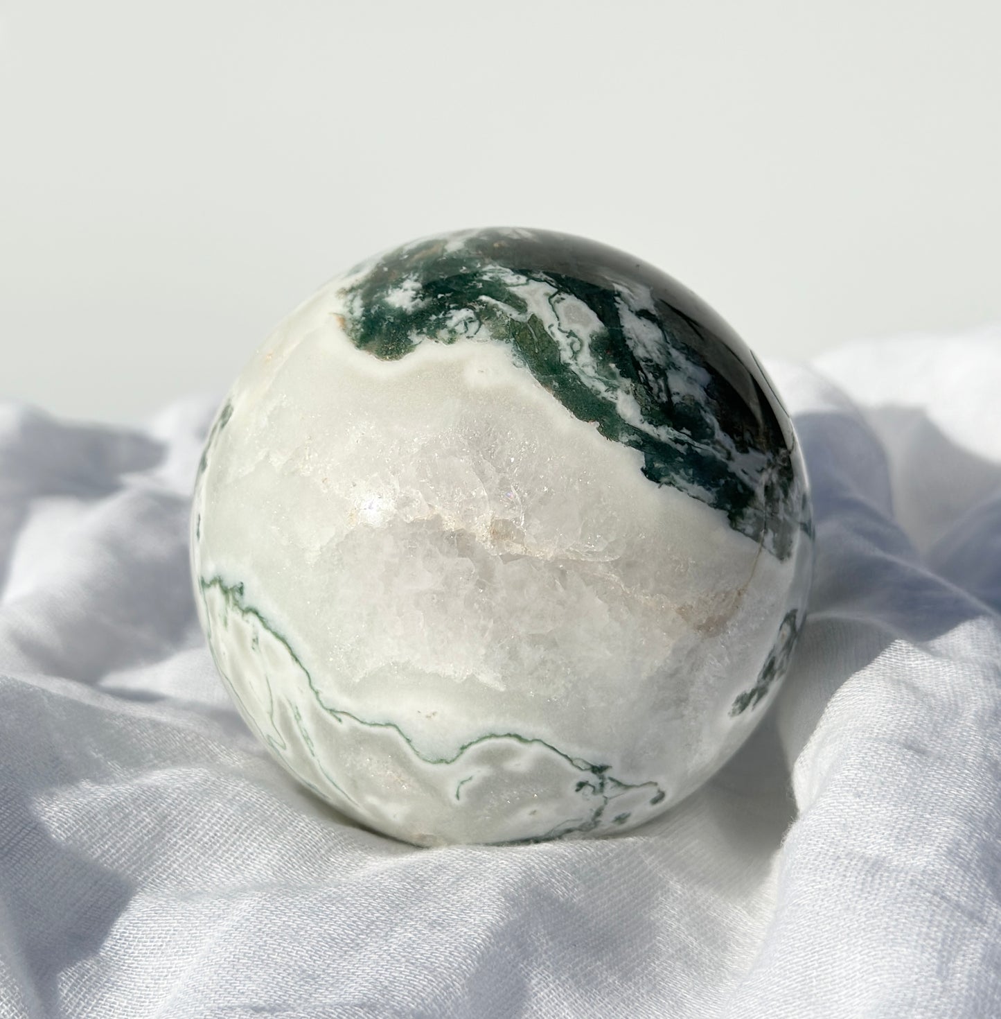 Moss Agate Sphere