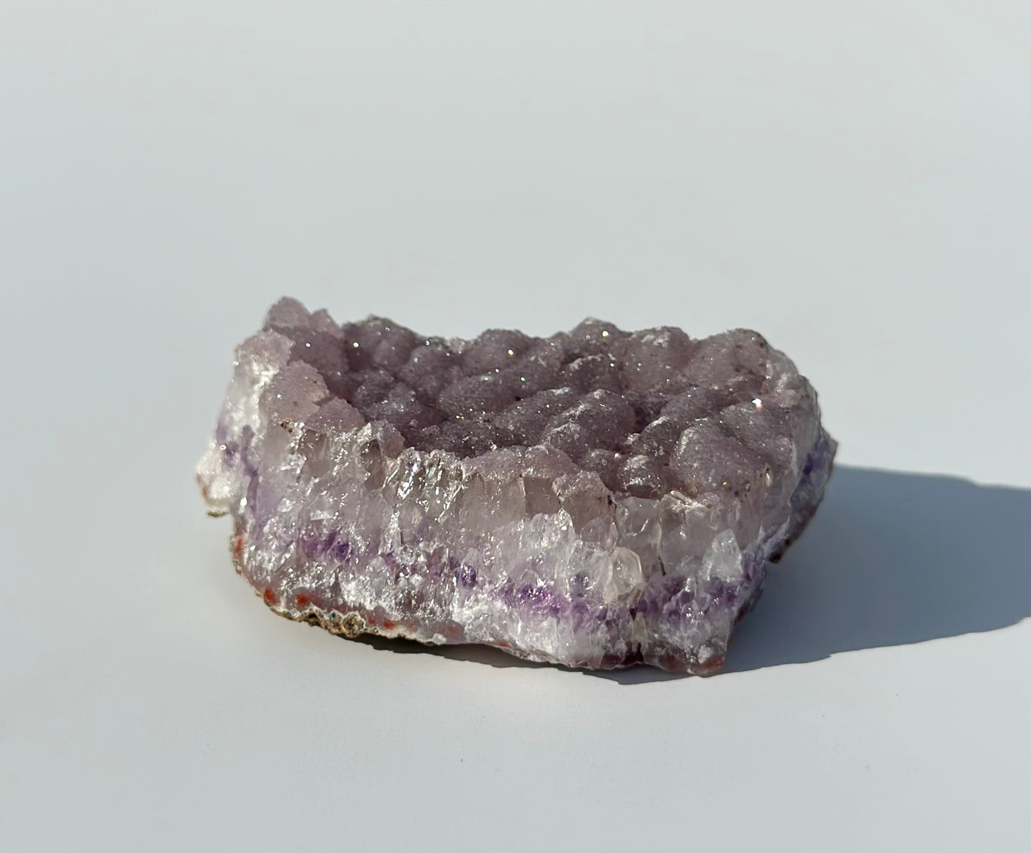 Sugar Rainbow Amethyst Cluster