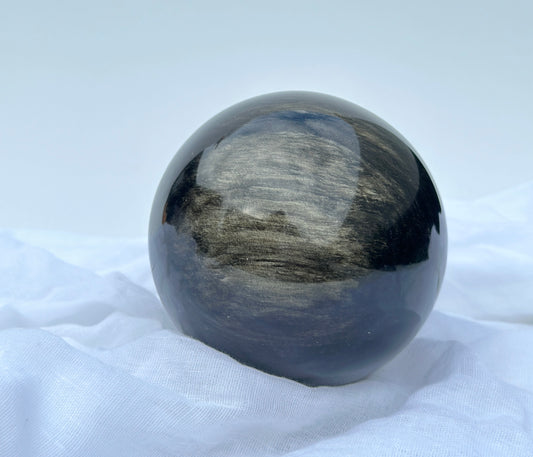 XL Gold Sheen Obsidian Sphere