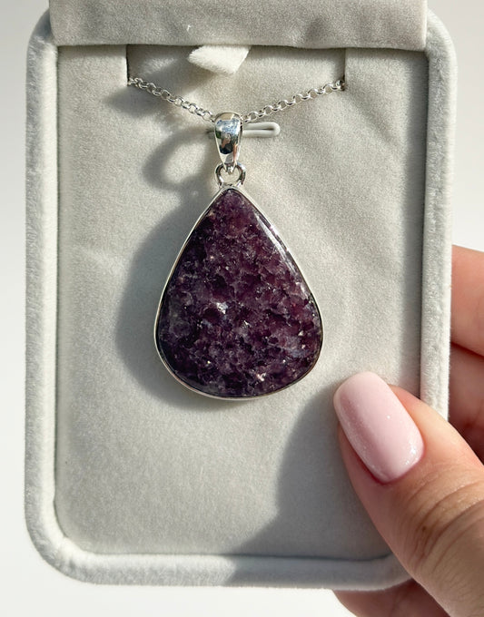 Lepidolite Pendant