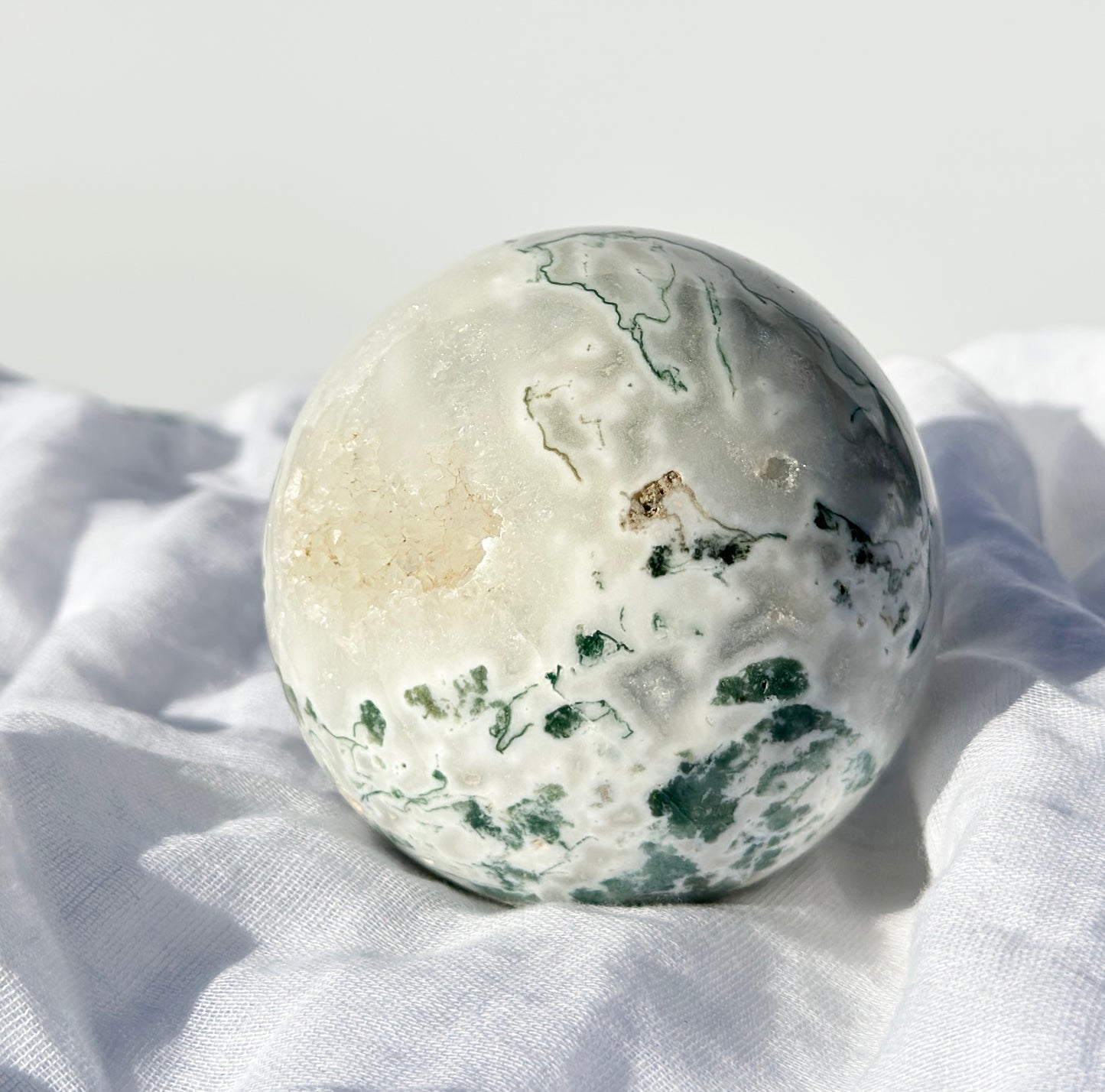 Moss Agate Sphere