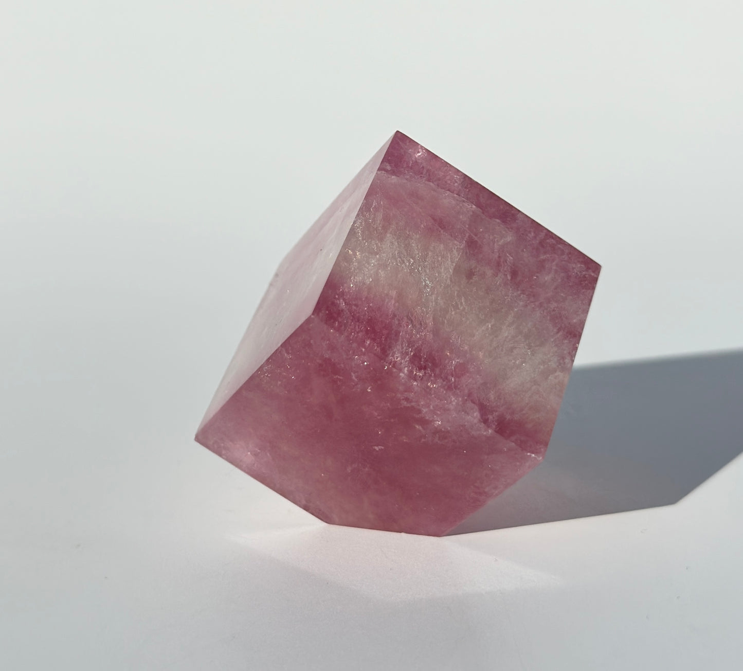 Magenta Fluorite Cube