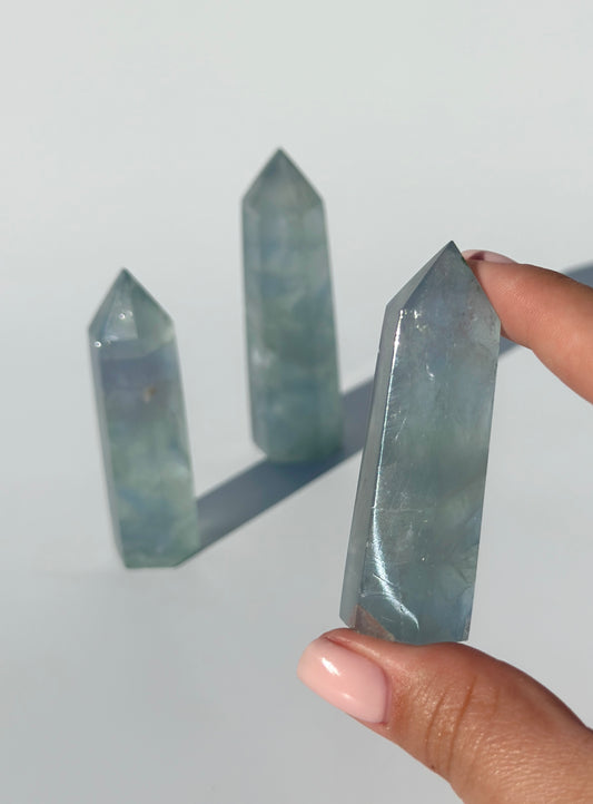 Blue Fluorite Point