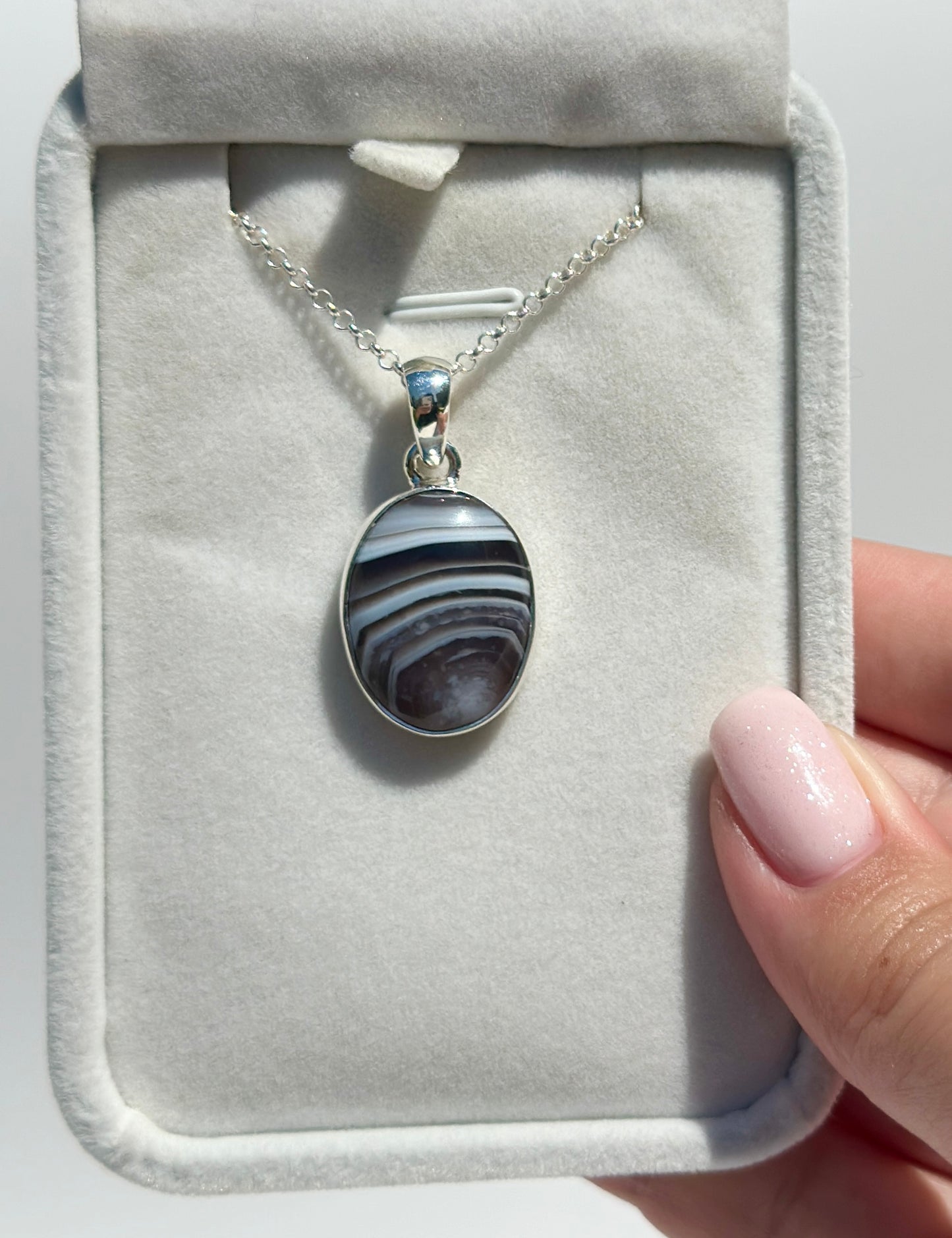 Botswana Agate Pendant