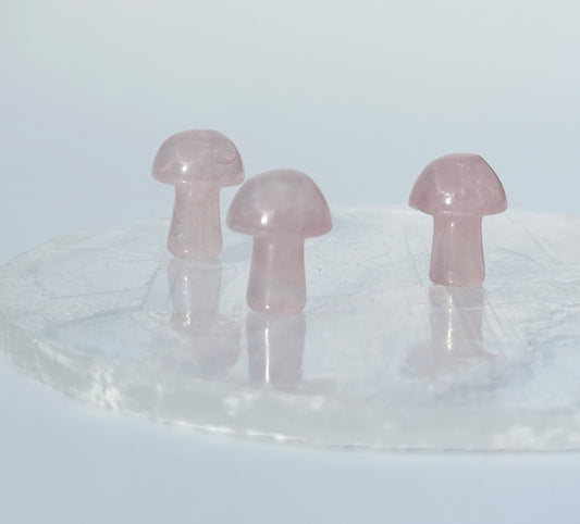 Rose Quartz Mini Mushroom