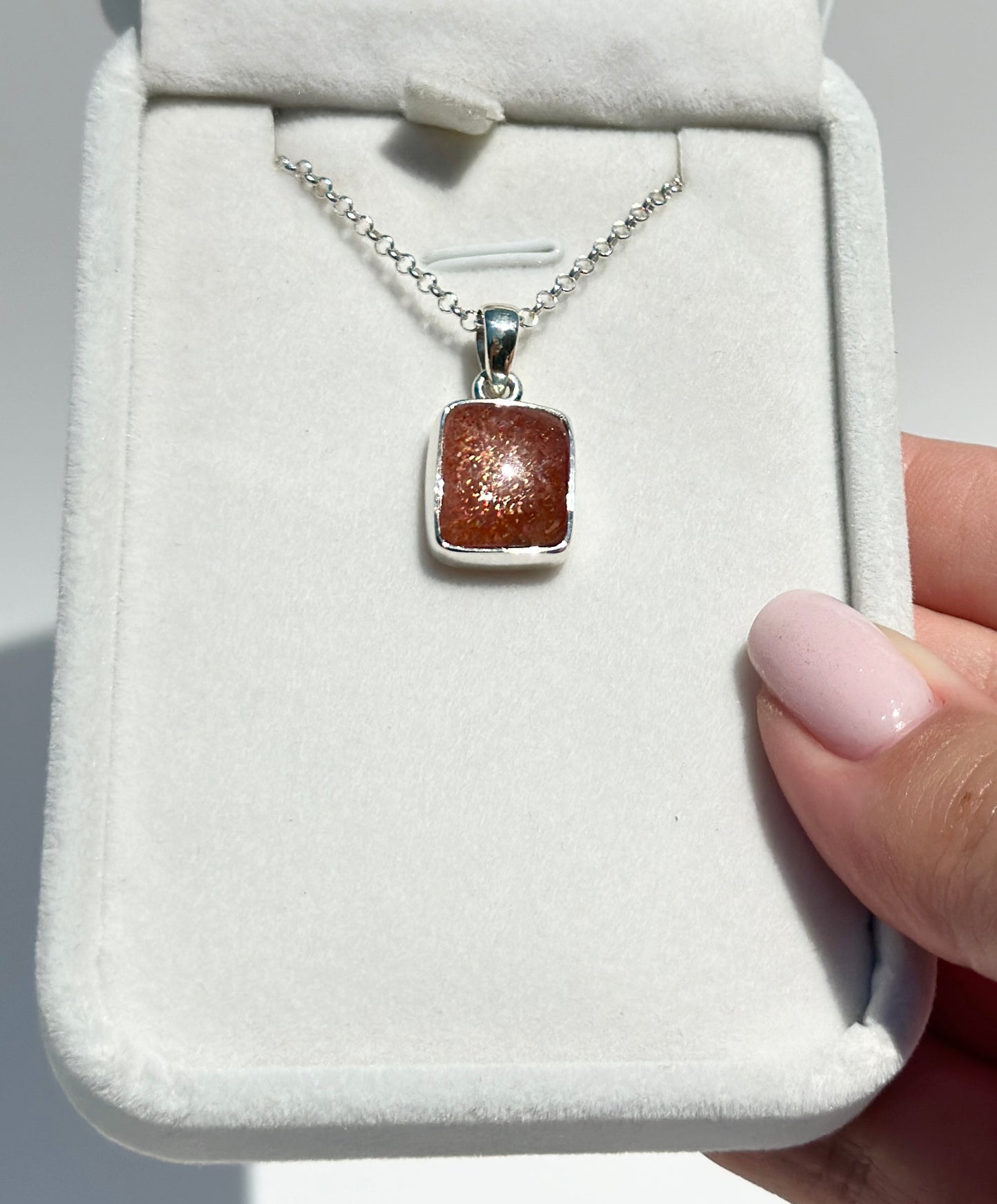 Confetti Sunstone Pendant