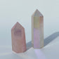 Aura Rose Quartz Point