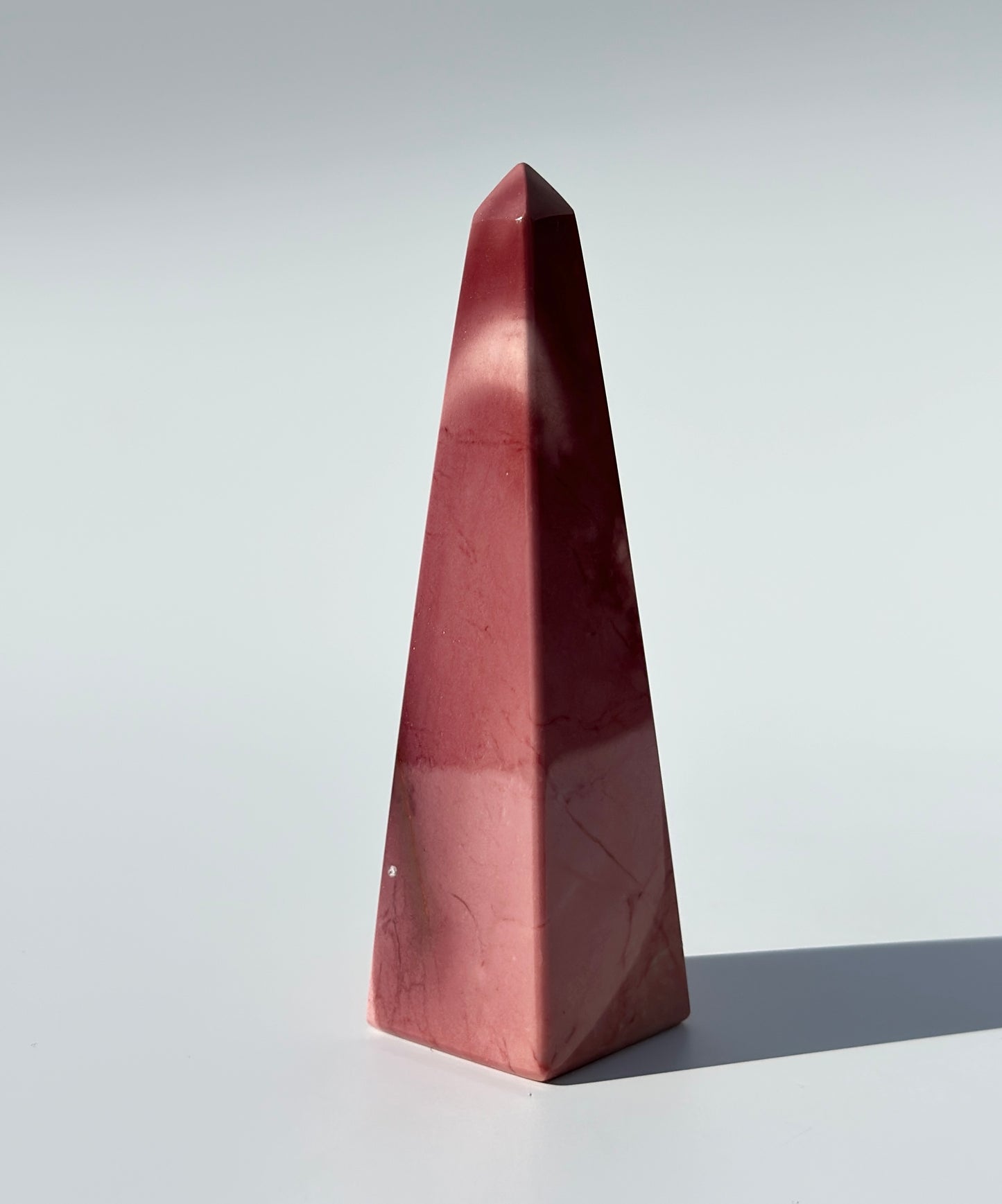 Pink Mookaite Obelisk