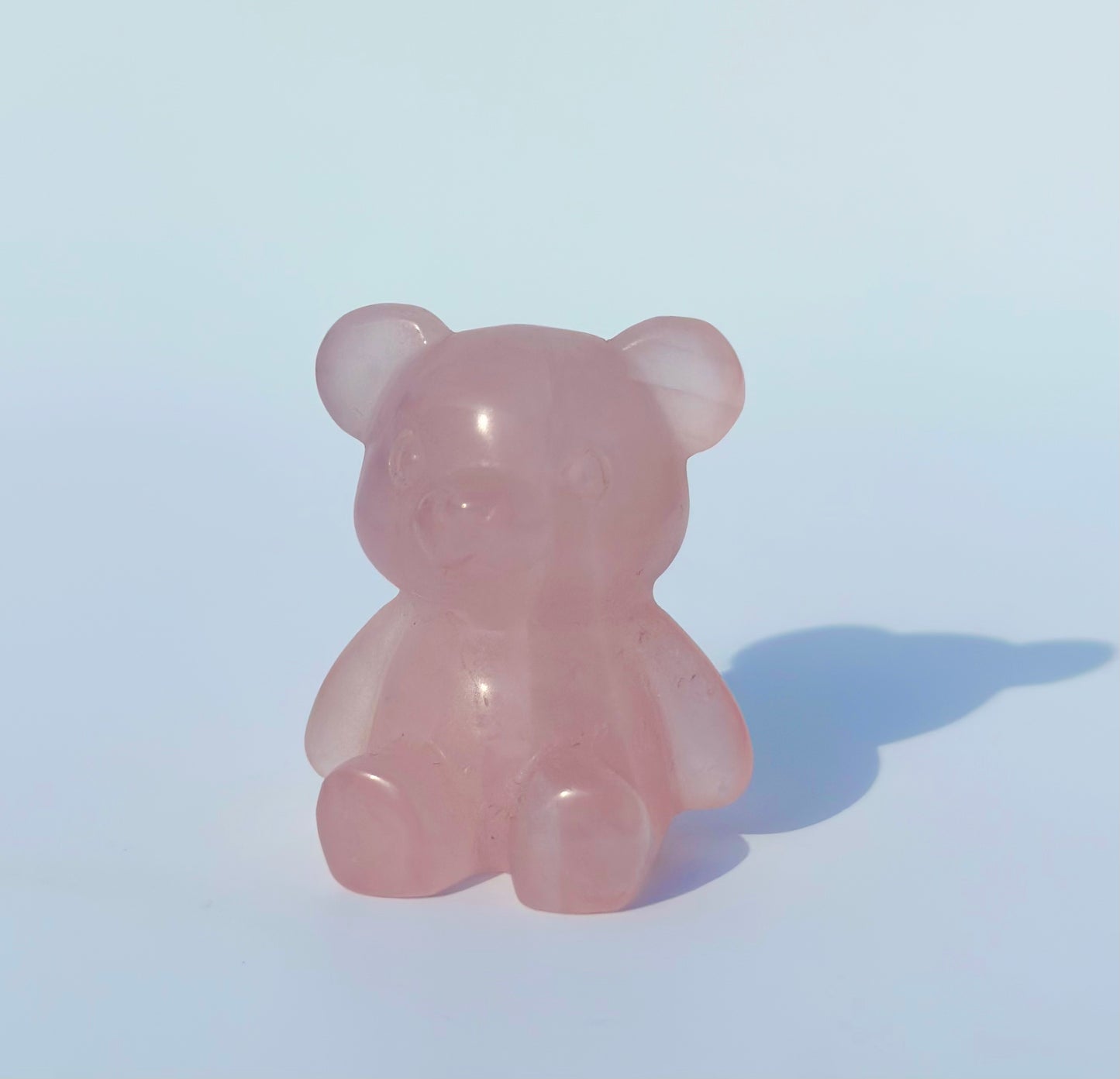 Rose Quartz Teddy Bear