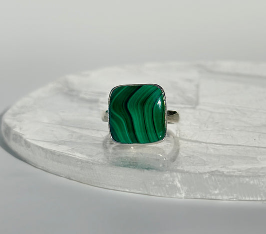 Malachite Ring - Adjustable