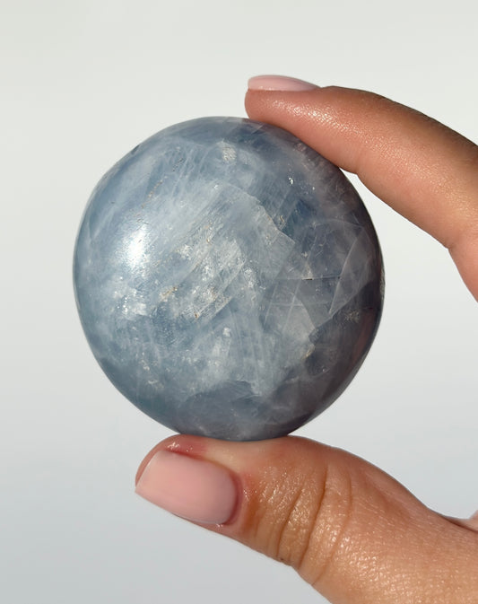 Blue Calcite Palm