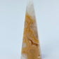 Golden Druzy Agate Obelisk