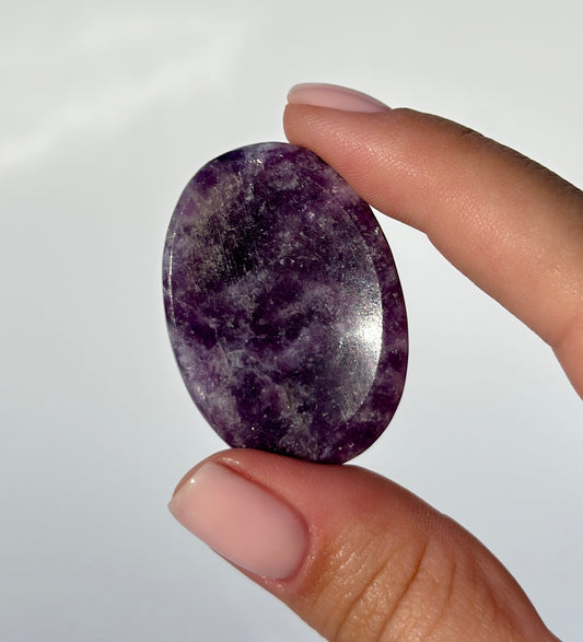 Lepidolite Worry Stone