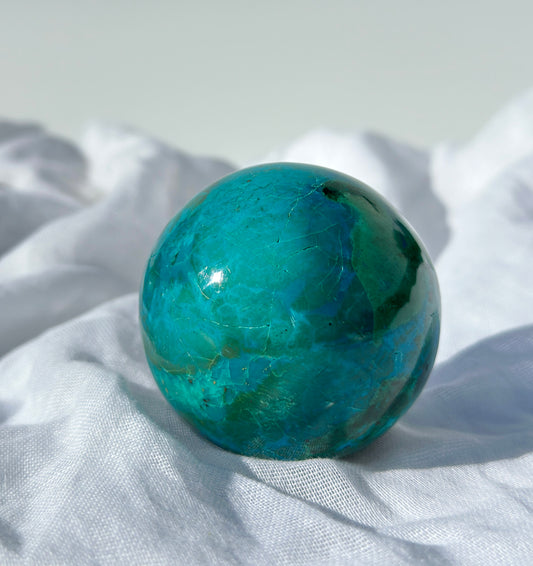 Chrysocolla Sphere