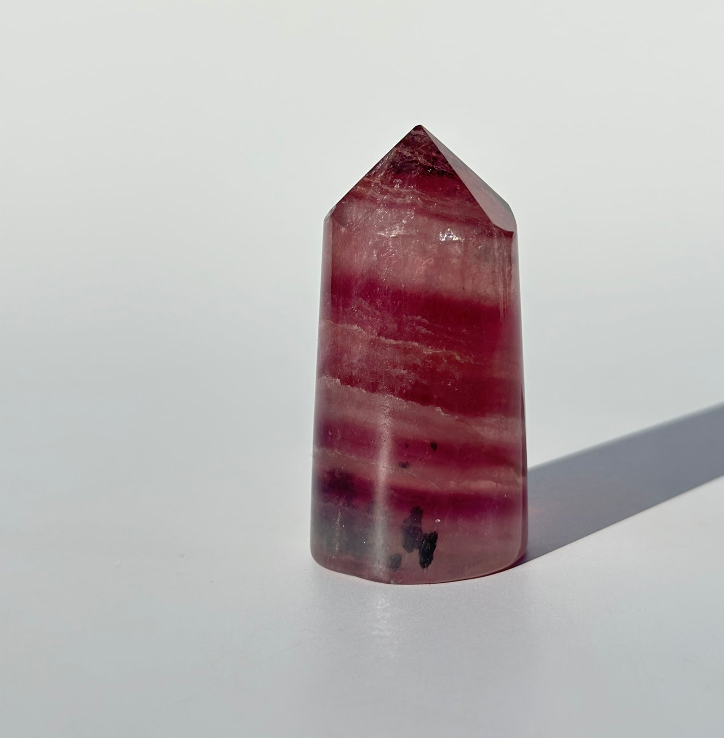 Magenta Fluorite Point