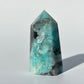 Smoky Amazonite Point