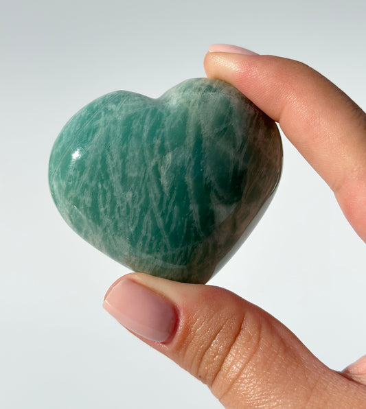 Amazonite Heart