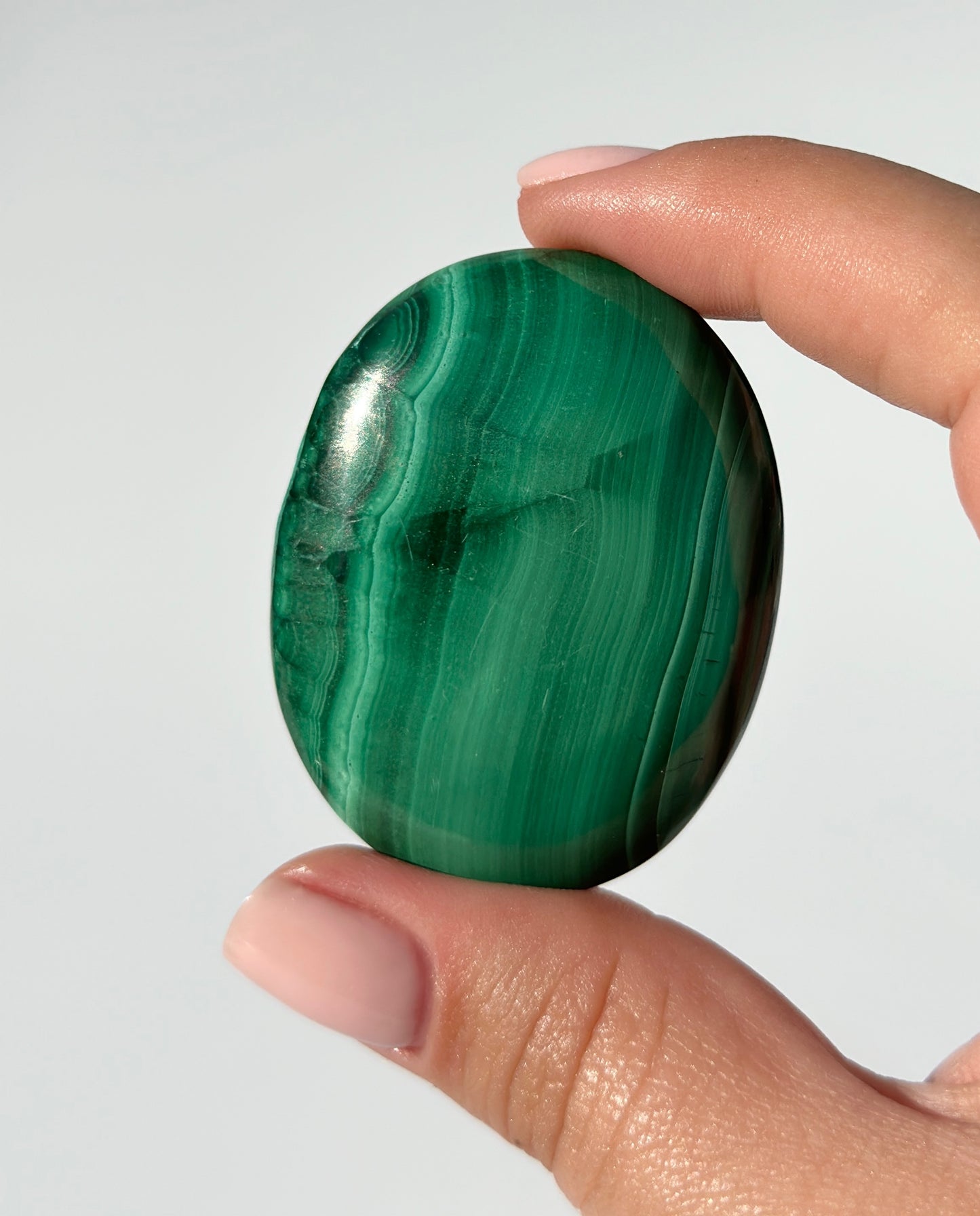 Malachite with Chrysocolla Palm