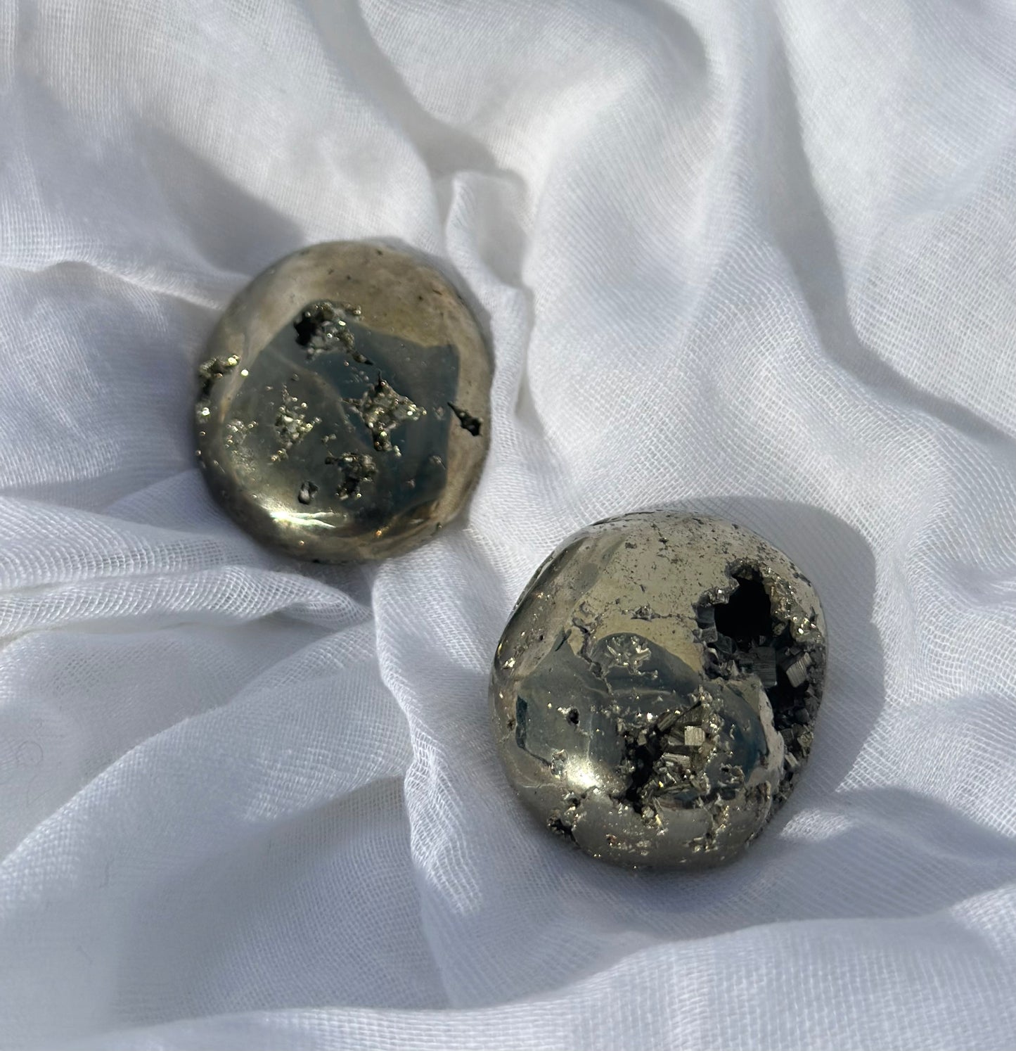 Druzy Pyrite Palm