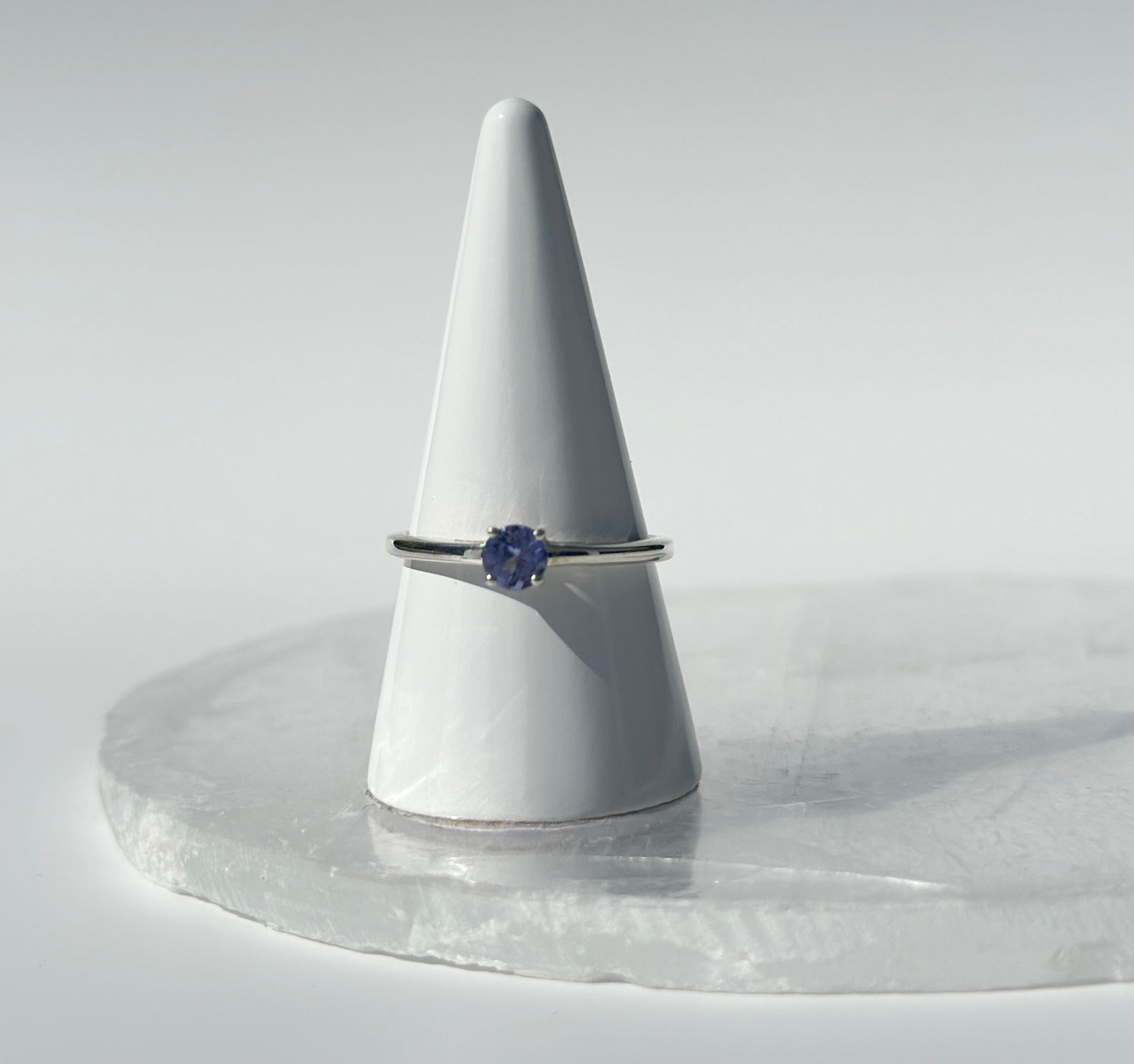 Tanzanite Round Ring - Various Sizes