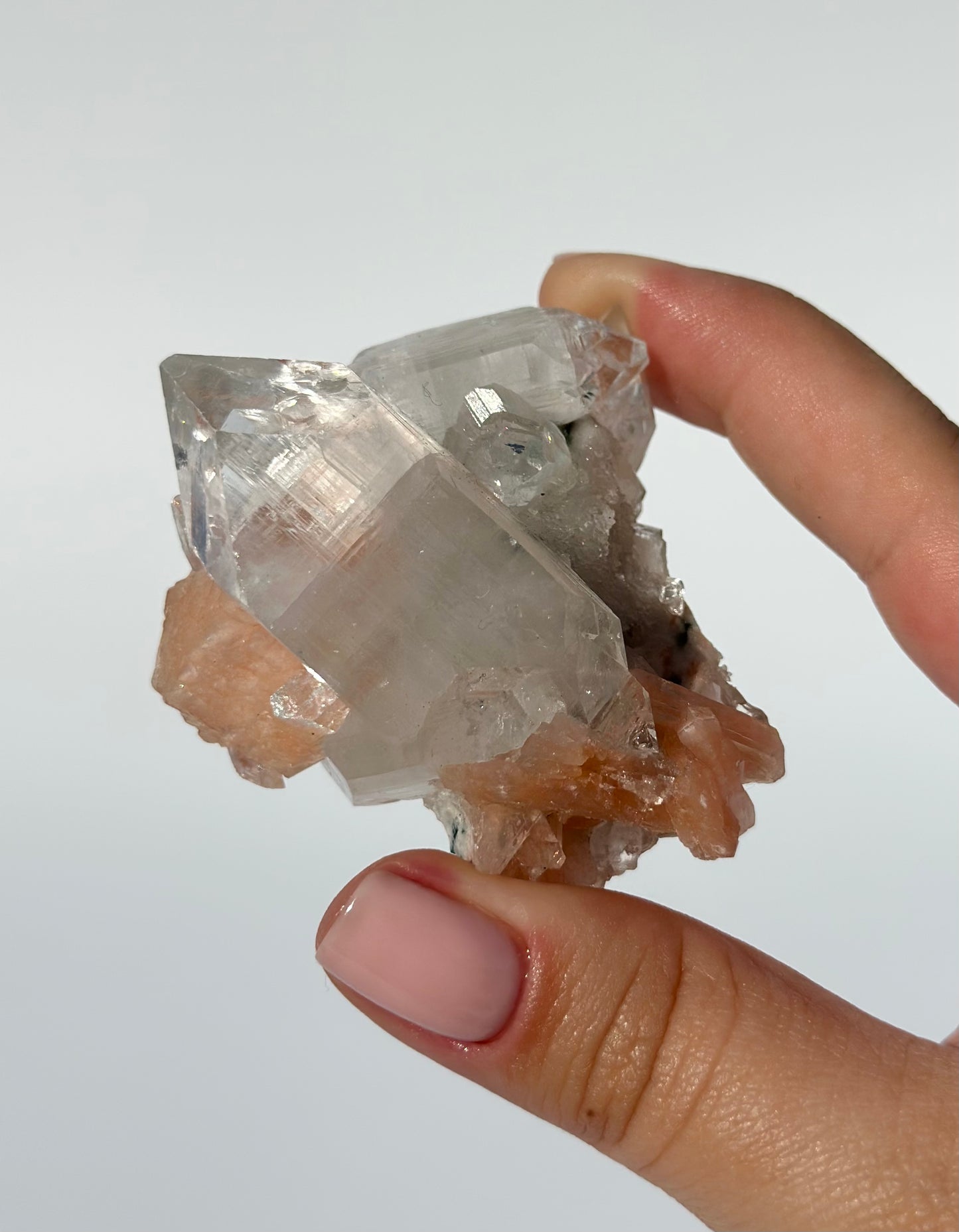 Stilbite & Apophyllite Cluster