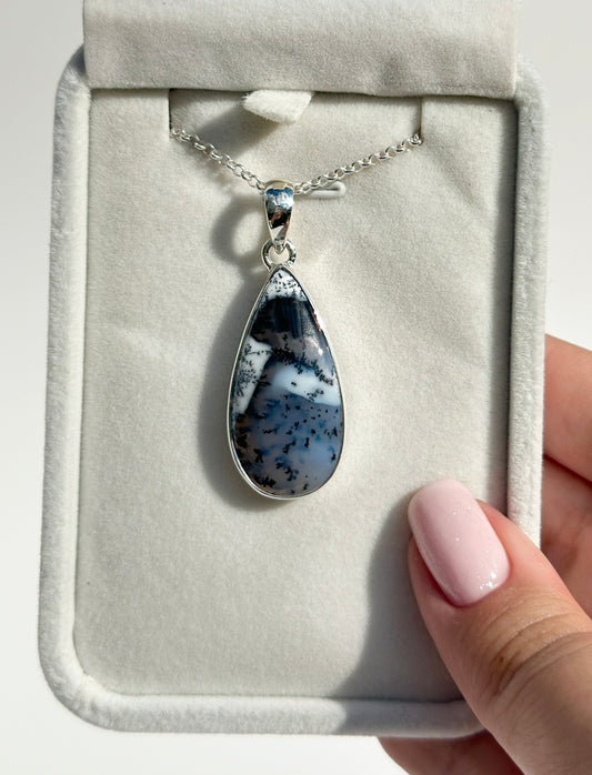 Dendritic Opal Pendant