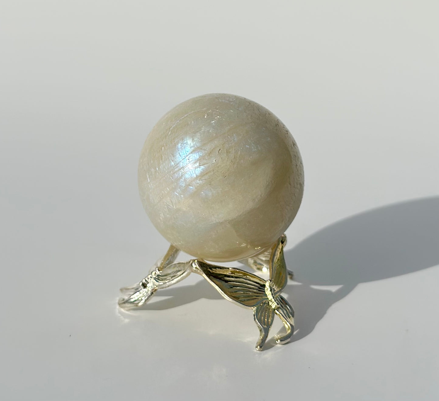 White Moonstone Sphere