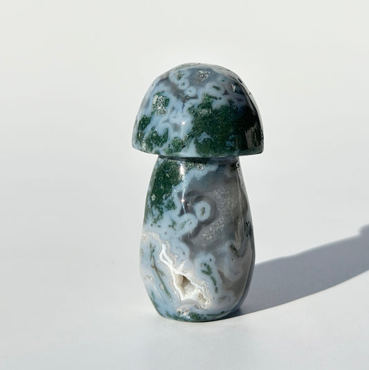 Moss Agate Mushroom