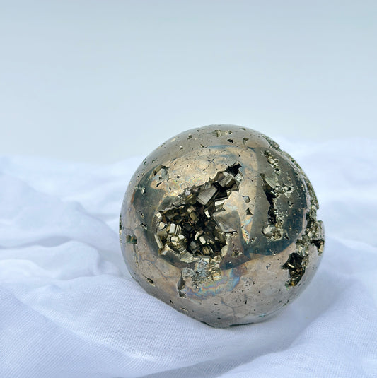 XL Druzy Pyrite Sphere