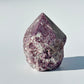 Mica Lepidolite Half Polished Point