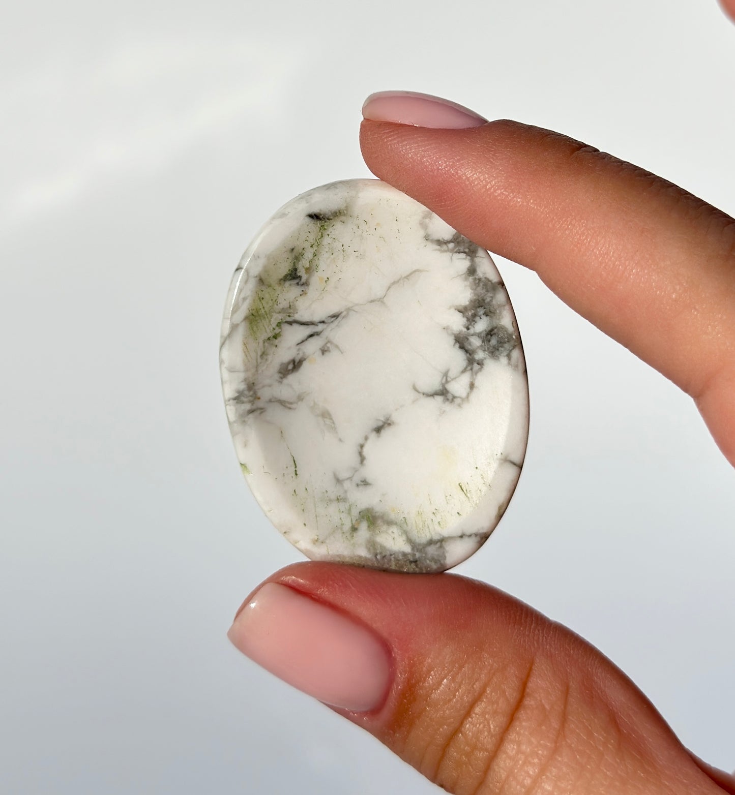 Howlite Worry Stone