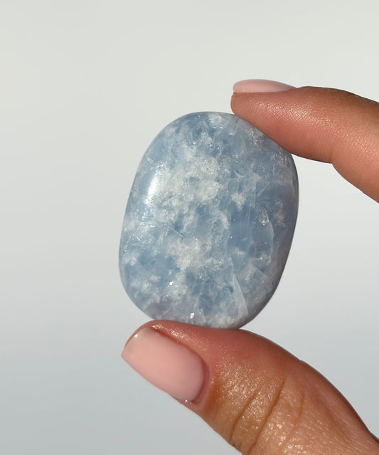 Blue Calcite Mini Palm