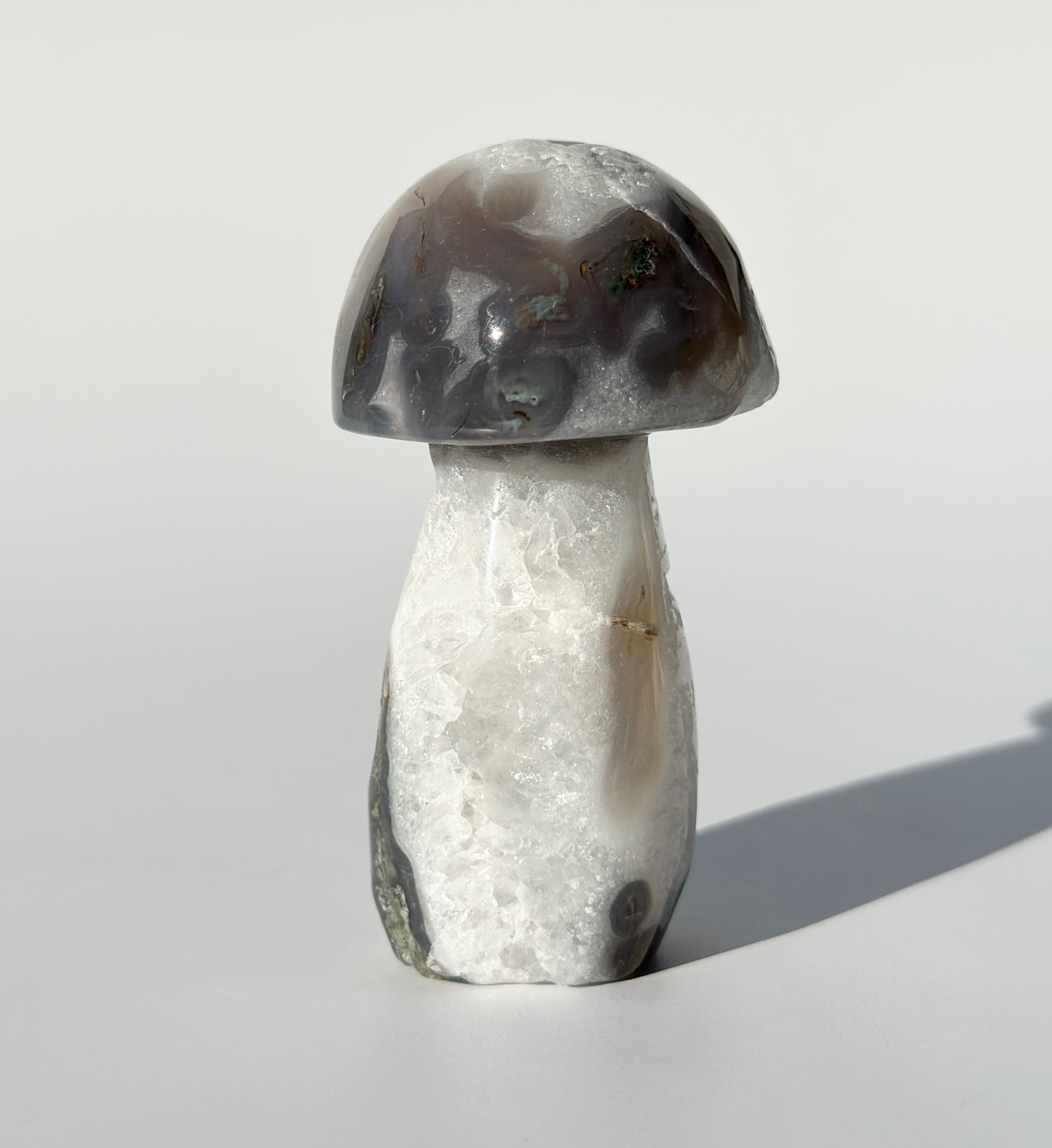 Moss Agate Mushroom