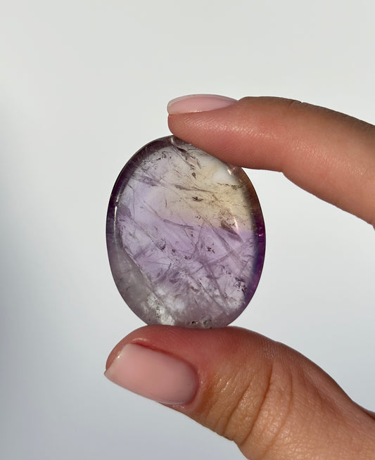 Ametrine Worry Stone