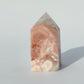 Pink Amethyst Flower Agate Point