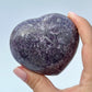 Lepidolite Puff Heart