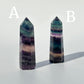 Rainbow Fluorite Point