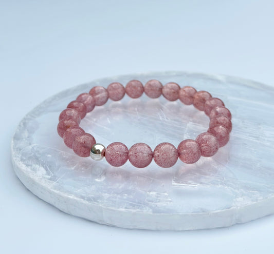 Strawberry Quartz Bracelet