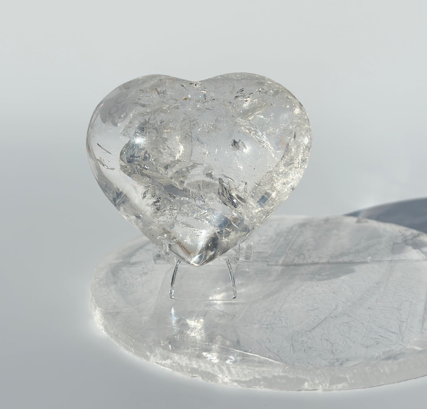 Clear Quartz Heart