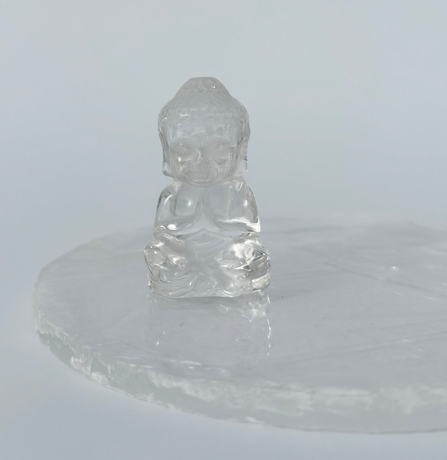 Clear Quartz Buddha