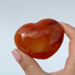 Carnelian Puff Heart