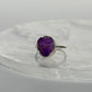 Chunky Raw Amethyst Ring - Various Sizes