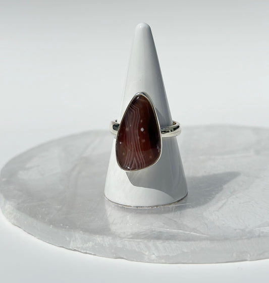 Botswana Agate Ring - Adjustable