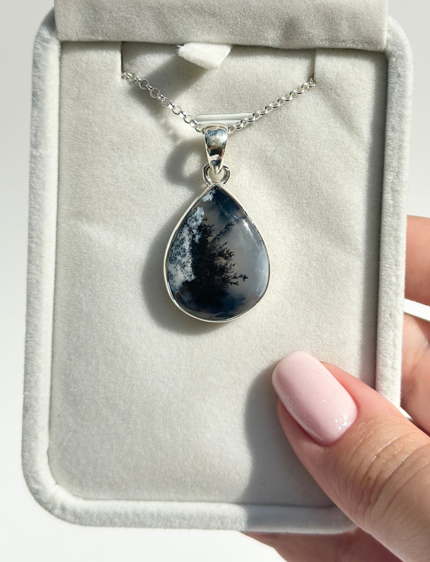 Dendritic Opal Pendant