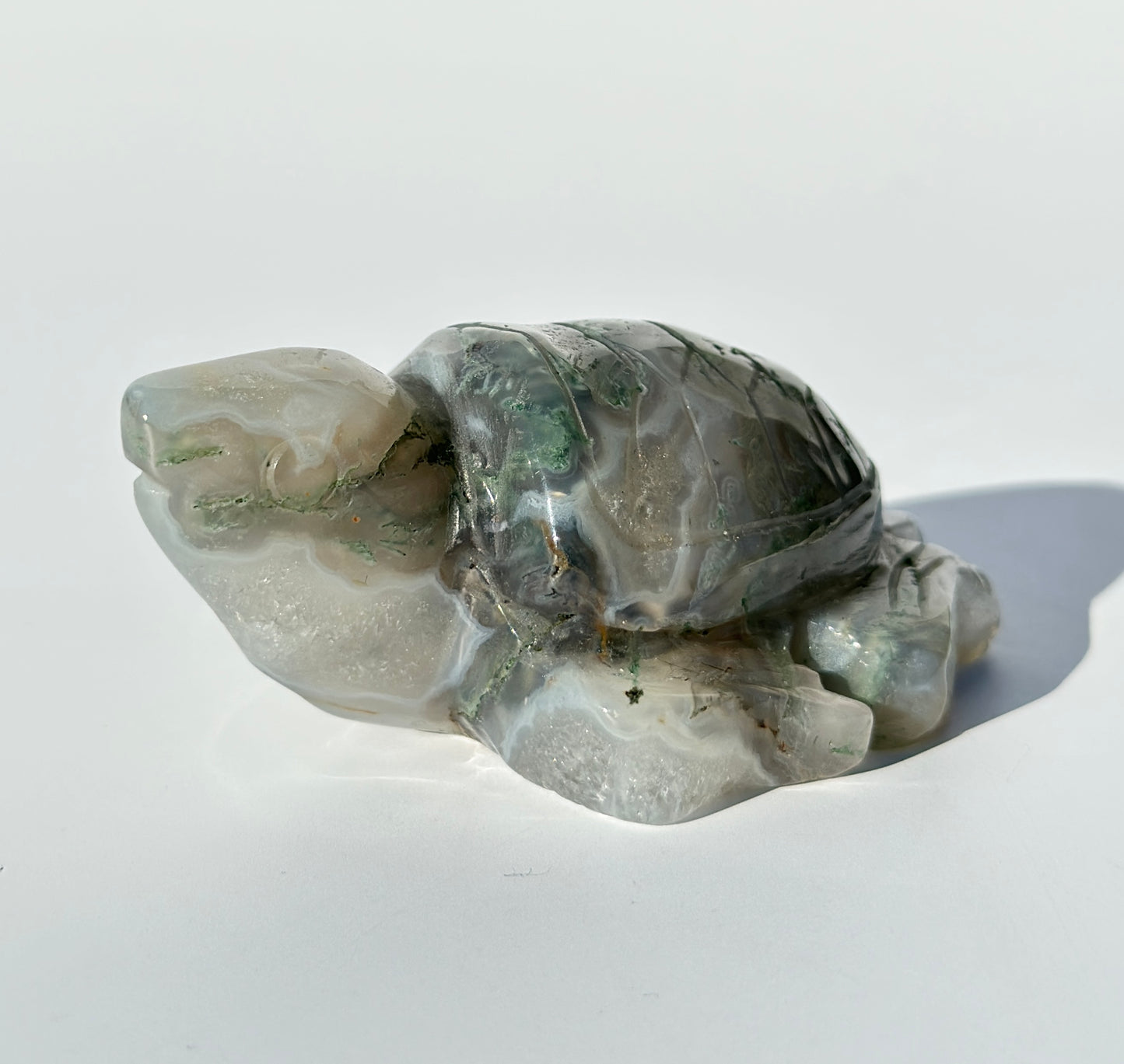 Moss Agate Turtle