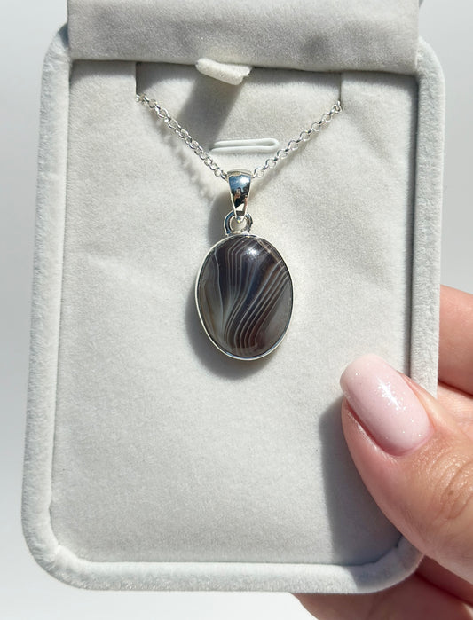 Botswana Agate Pendant