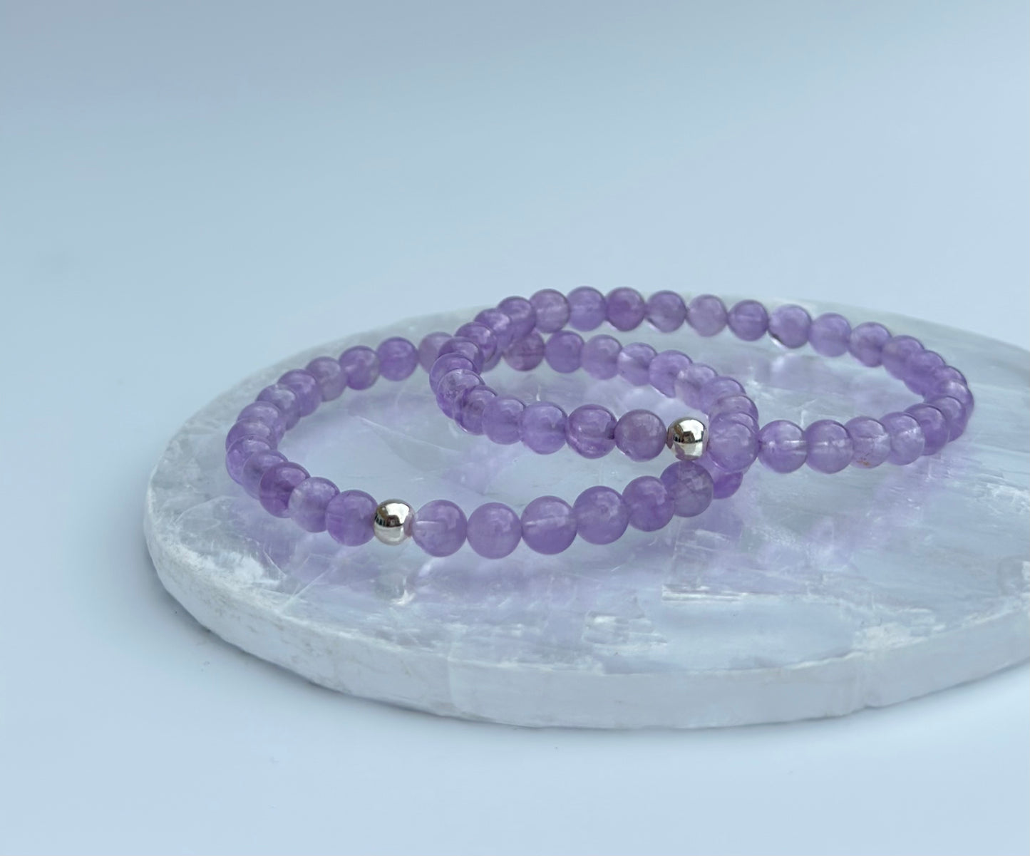 Lavender Amethyst Bracelet