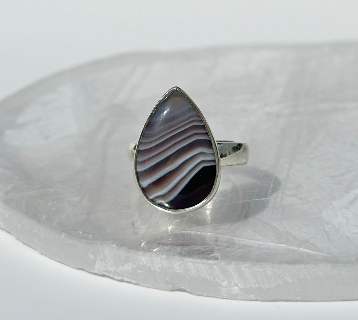 Botswana Agate Ring - Adjustable